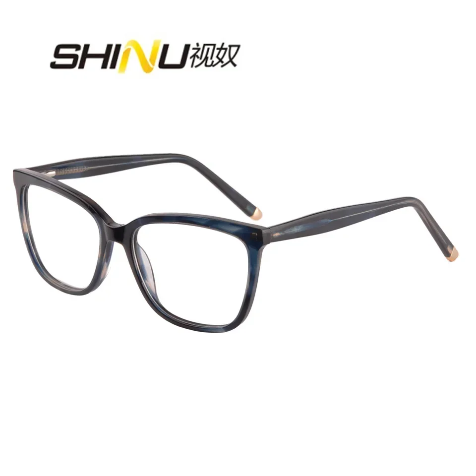 Оправа из ацетата очки для чтения женщин многофокальные ближнего и дальнего