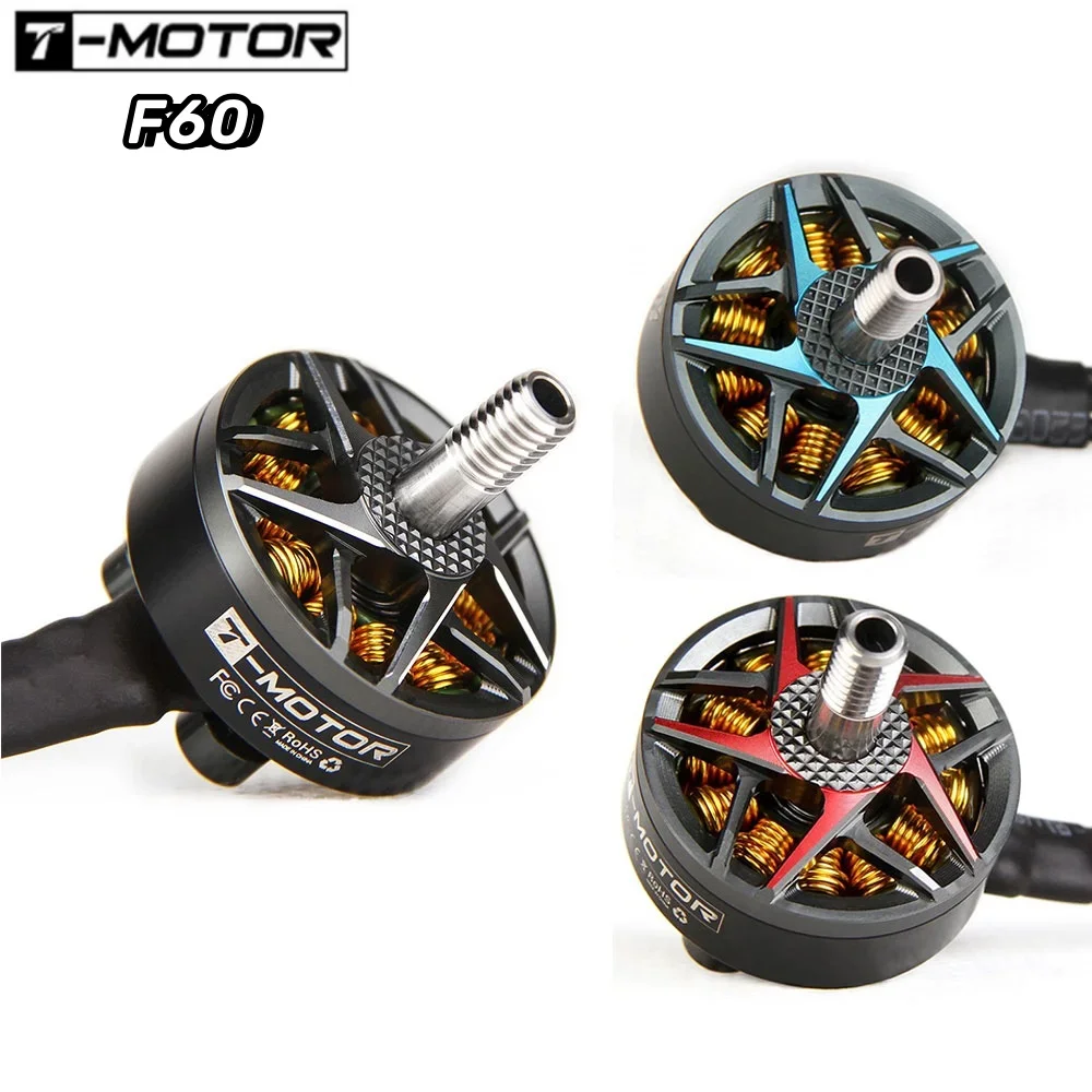 T-Motor F60 Pro IV V2.0 1750KV 1950KV 2550KV 4-6S бесщеточный двигатель для радиоуправляемого дрона FPV