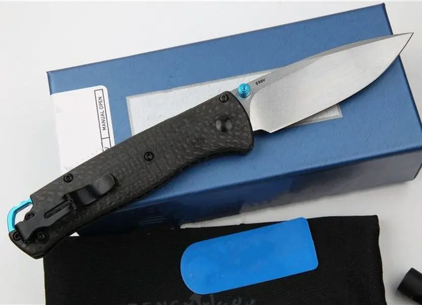 Карманный складной нож с бабочкой лезвие S30V рукоятка из углеродного