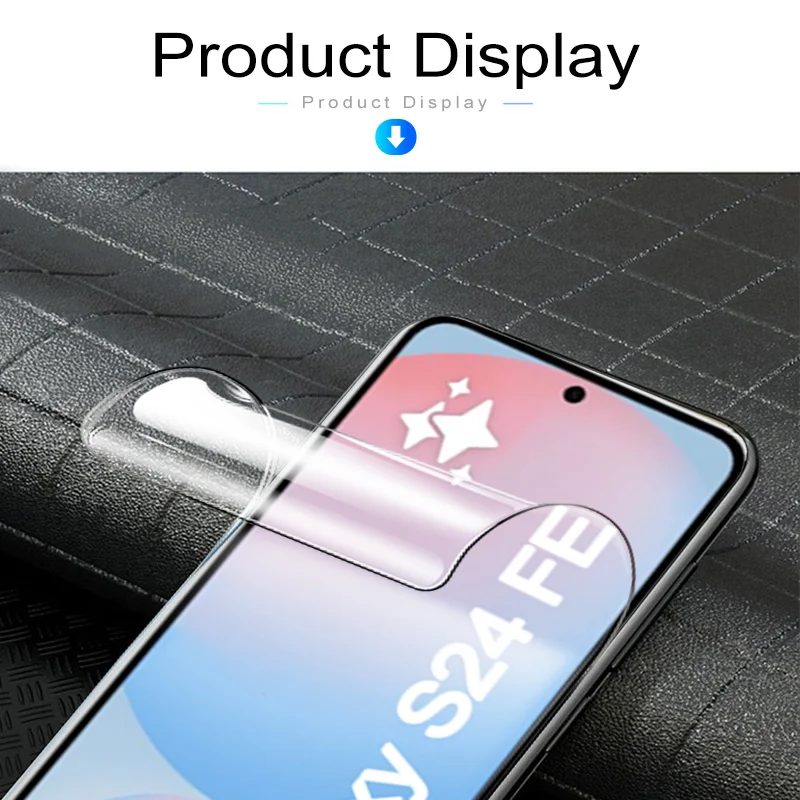 Гидрогелевая пленка 4 в 1 для Samsung Galaxy S24 FE защитные пленки экрана камеры Sumsung S 24 24FE