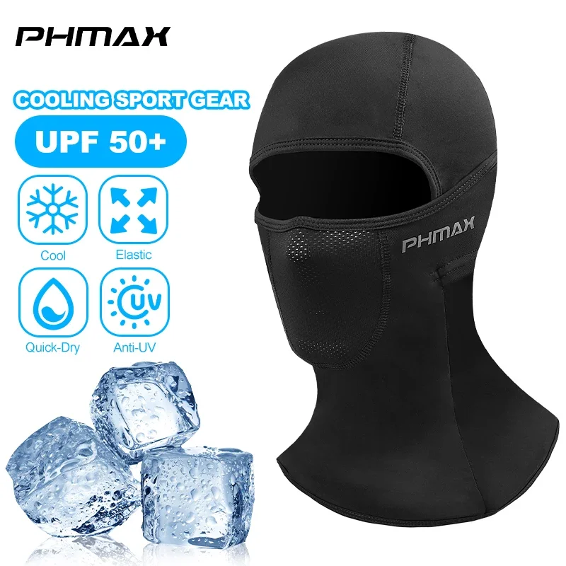 Летняя велосипедная маска PHMAX лобовое стекло дышащая защита от UPF впитывающая