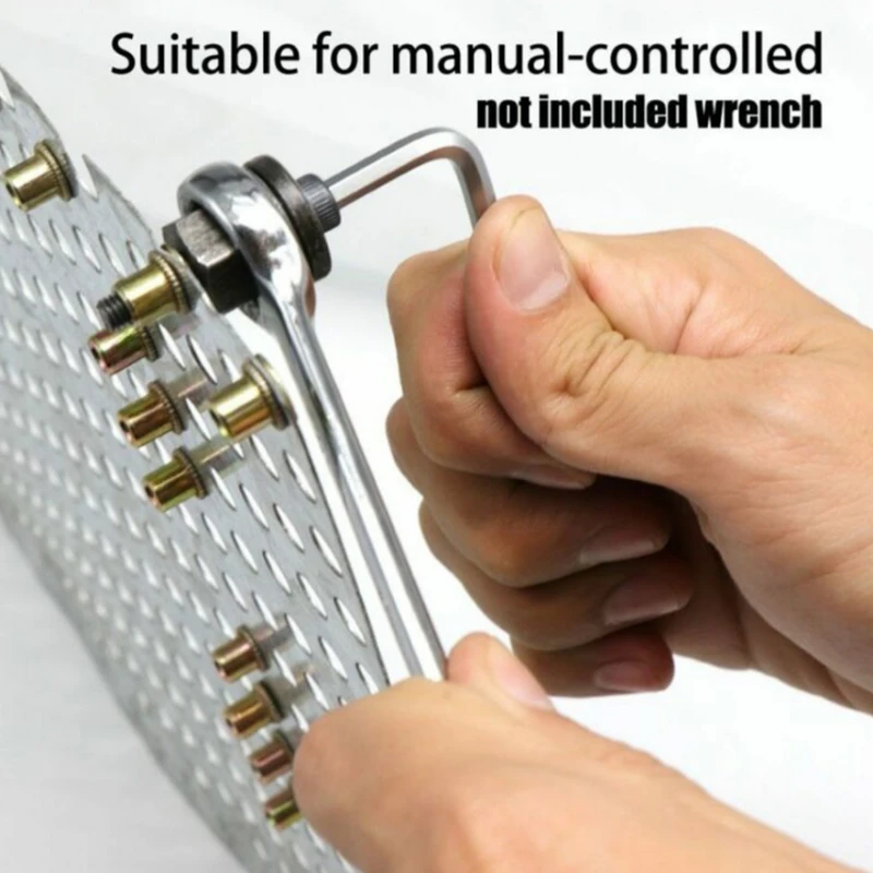 

Hand Rivet Nut Gun Head Nuts Simple Installation Riveter Tool M3 M4 M5 M6 M8 M10 For Rivet Nut Gun Riveting Riveter Tool