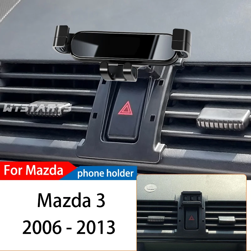 

Автомобильный держатель для телефона для Mazda 3 2006-2013 GPS Специальный гравитационный навигационный мобильный кронштейн вращающийся на 360 градусов кронштейн аксессуары