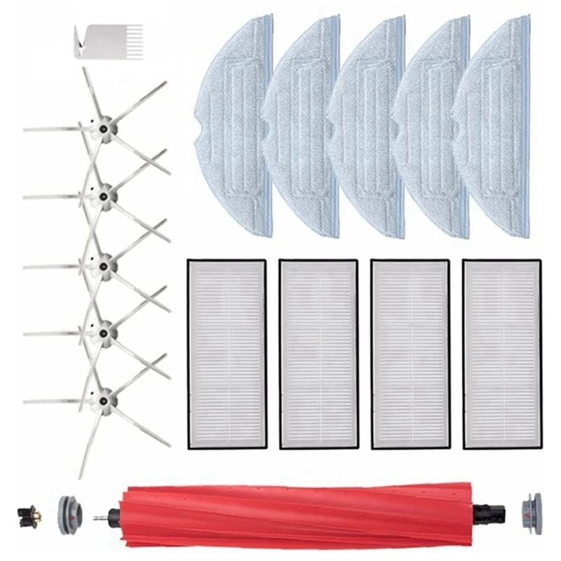 

Запчасти для пылесоса, аксессуары для уборки, Hepa фильтр, насадки для швабры, основная боковая щетка для Xiaomi Roborock S7 T7S T7plus G10