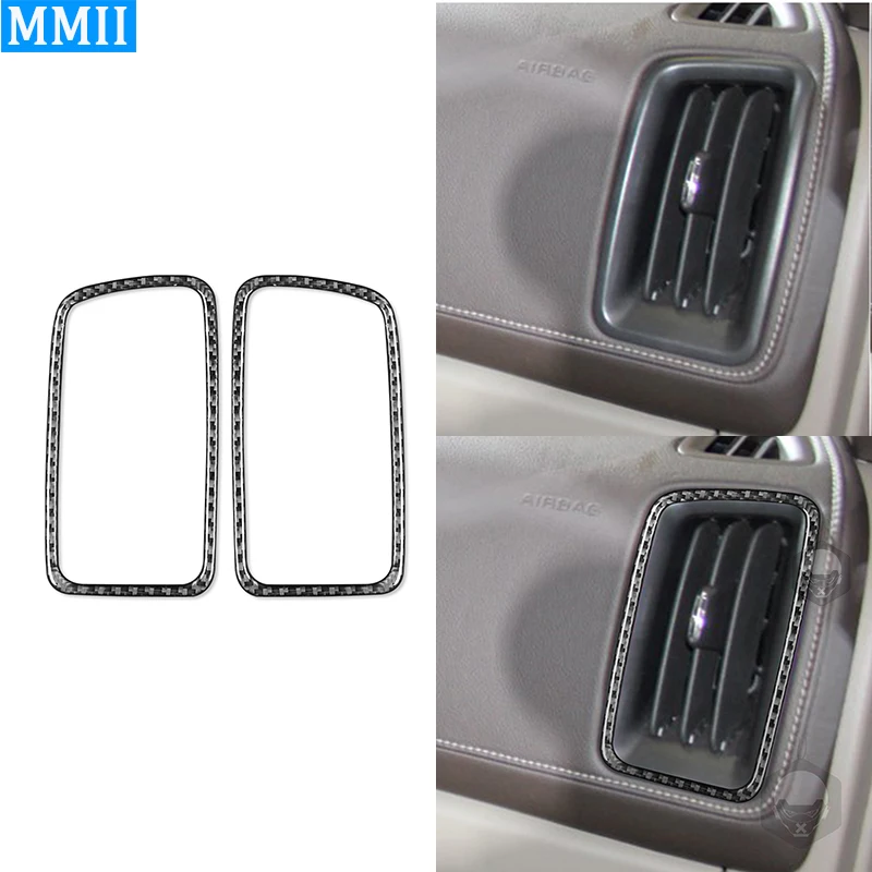 

For Chevrolet Colorado GMC Canyon 2015-2022 Carbon Fiber Air Conditioner Vent Side Trim Cover Decoration Outlet Sticker