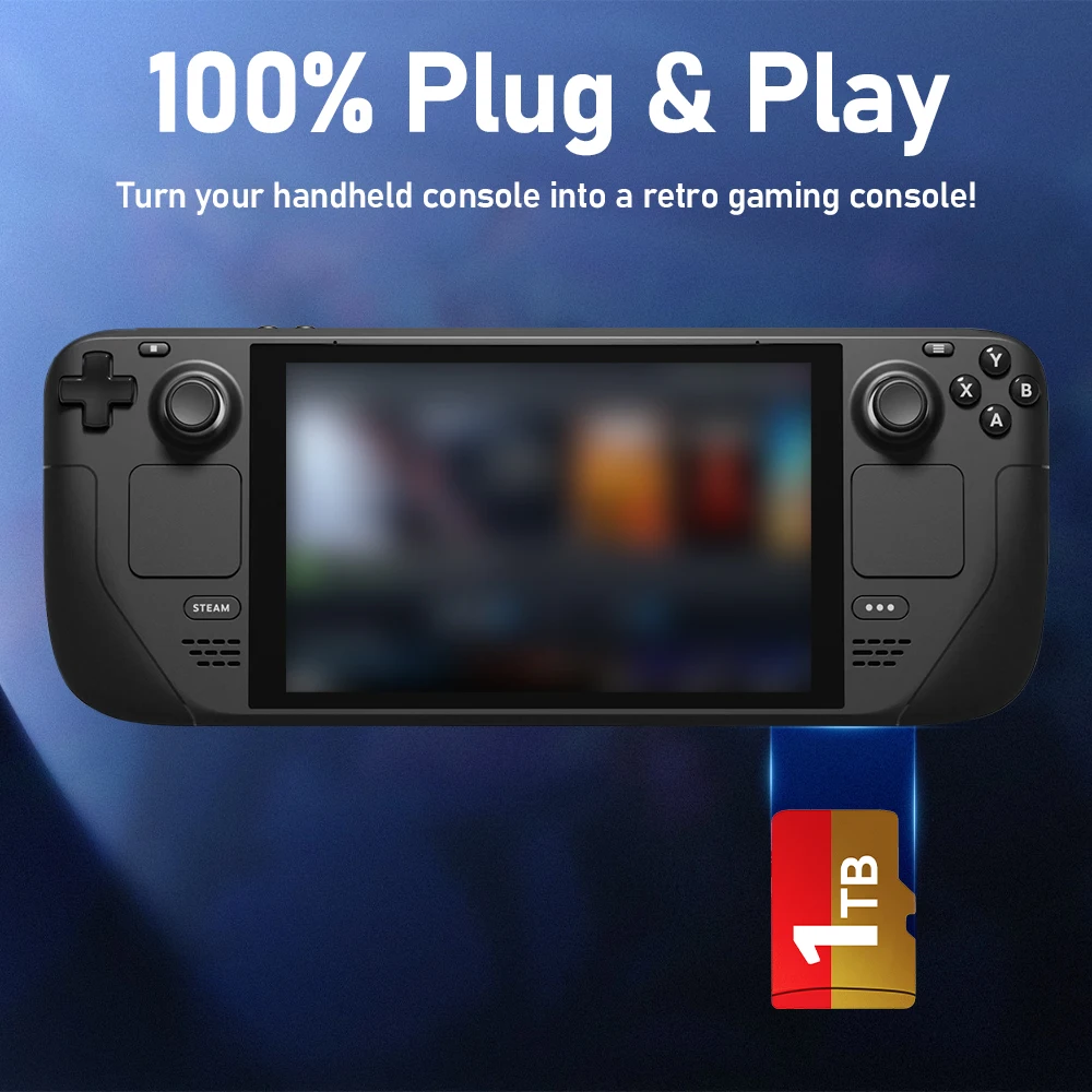 Фото 512 ГБ игровая карта TF Ретро игровая карта памяти для ROG ALLY/Ayaneo/OneXPlayer/Win PC 42400 + игры и 50 + эмуляторы для PS3/PS2/SS и т. д. №5