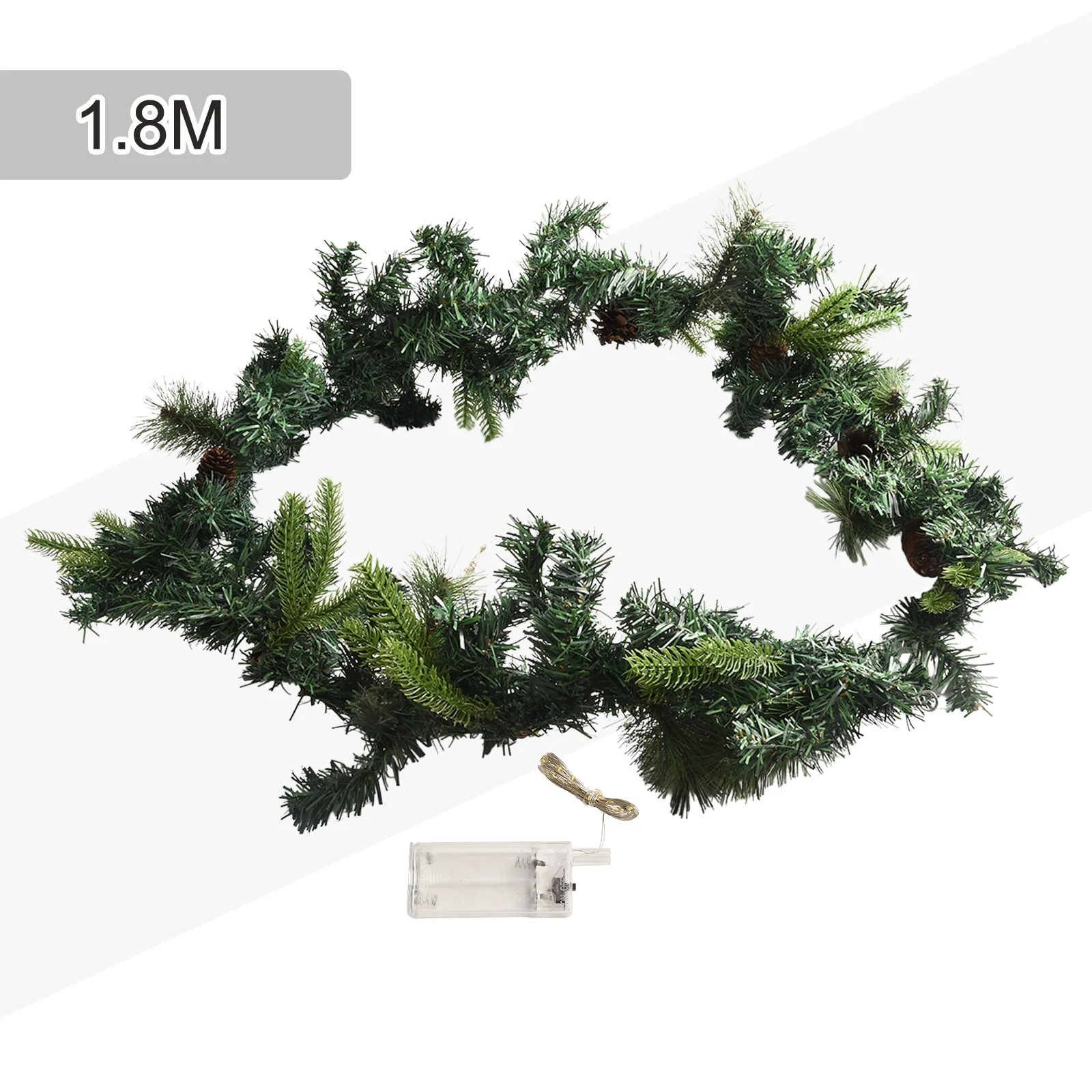 Рождественские венки с шишками красные ягоды искусственная рождественская