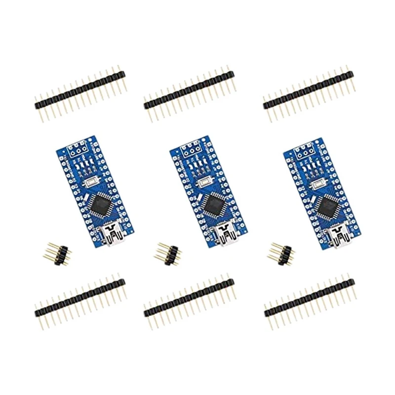 

Плата Nano CH340/Atmega328p, версия 2014, совместимая с Arduino Nano V3.0 (3 шт. в упаковке без кабеля Mini USB)