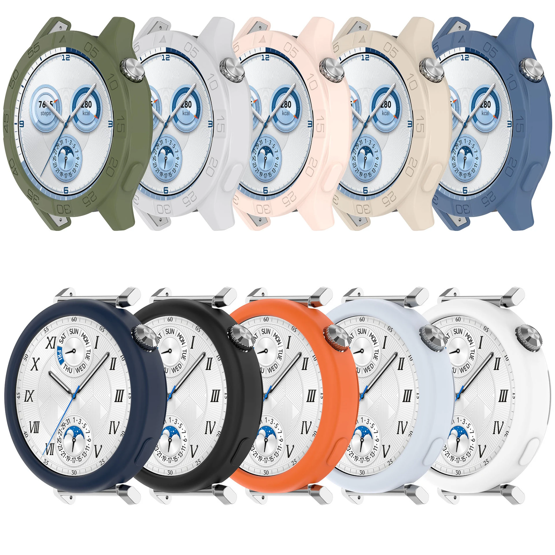 Силиконовый защитный чехол с мягким краем для Huawei Watch GT 5/4 46 мм GT5 Pro 42 GT4 41