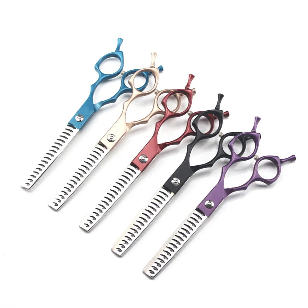 

Профессиональные японские ножницы для груминга собак 440c 6,5 ''fishbone, филировка, парикмахерские инструменты, ножницы для стрижки, парикмахерские ножницы