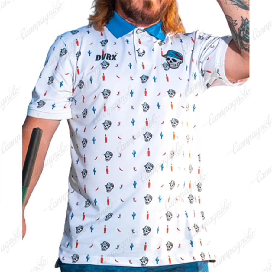 

Рубашки для гольфа Rolo, Мужская футболка, спортивная одежда, летние топы с коротким рукавом, быстросохнущие дышащие рубашки-поло из Джерси, ф...