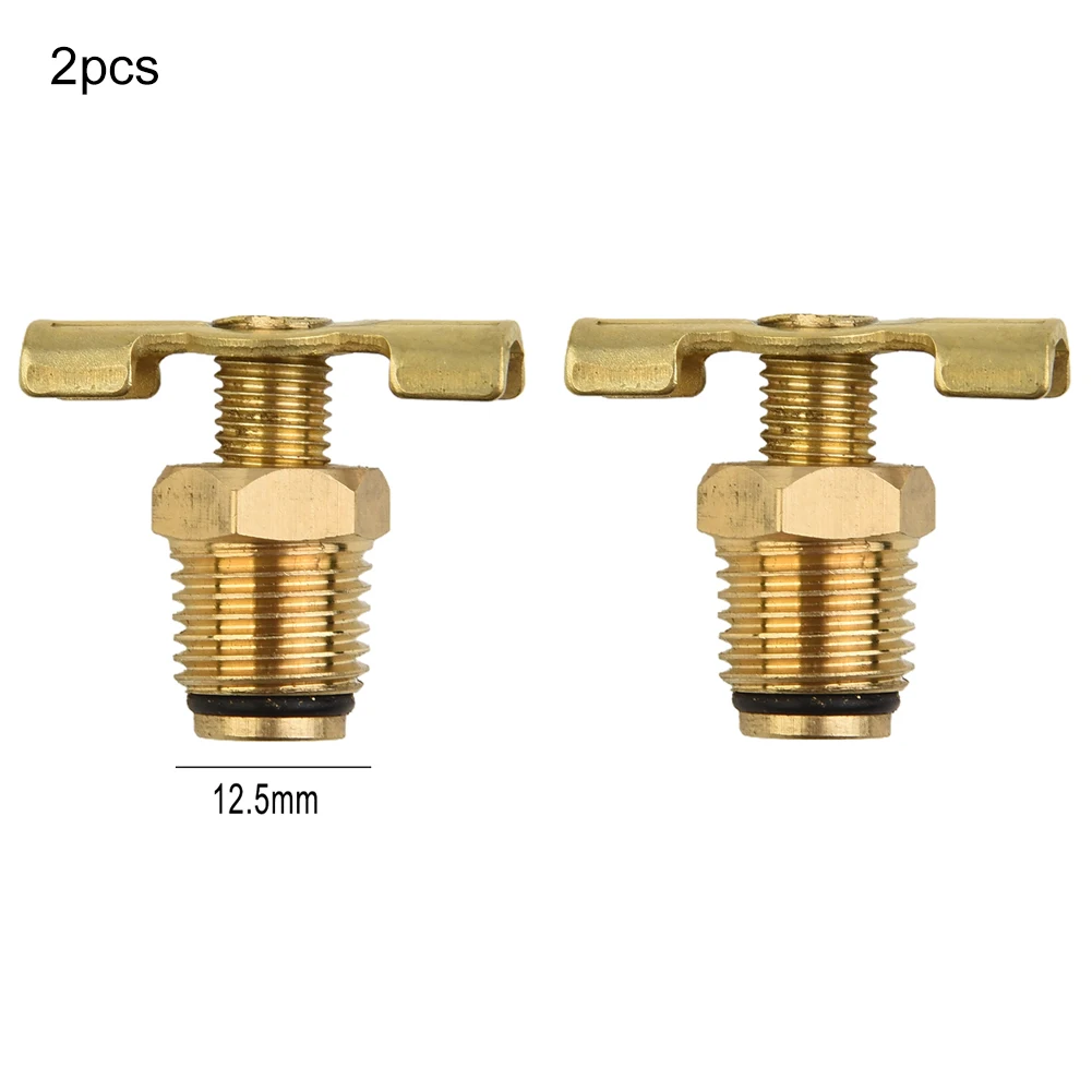 

1/2 шт. 1/4 дюйма сливная пробка бака воздушного компрессора/крат/ сливной кран с Т-образной ручкой, аксессуары для воздушных компрессоров, воздушные инструменты, латунь