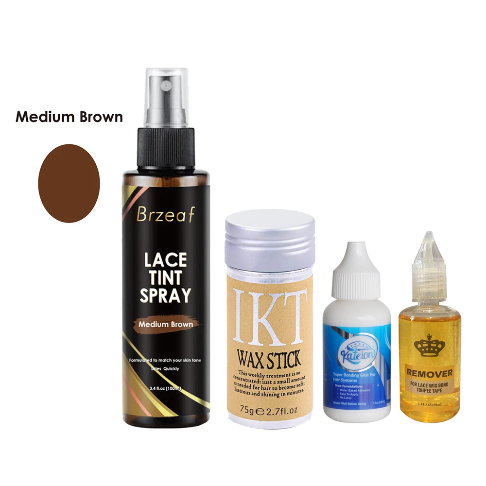 Peruca de Renda Queratina para Extensão Cola para Spray de Matiz de Renda Laço Matiz Spray Marrom Escuro Cola Cabeleireiro Suprimentos 100ml