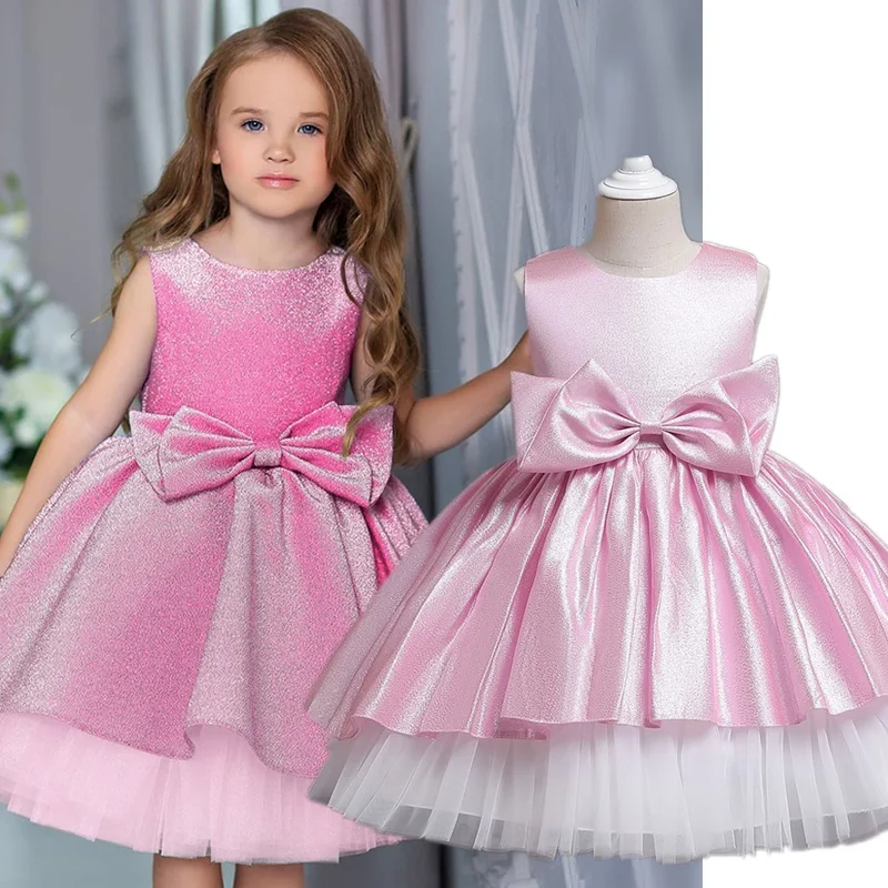 Официальное Платье для девочки платье принцессы с цветочным мотивом детского