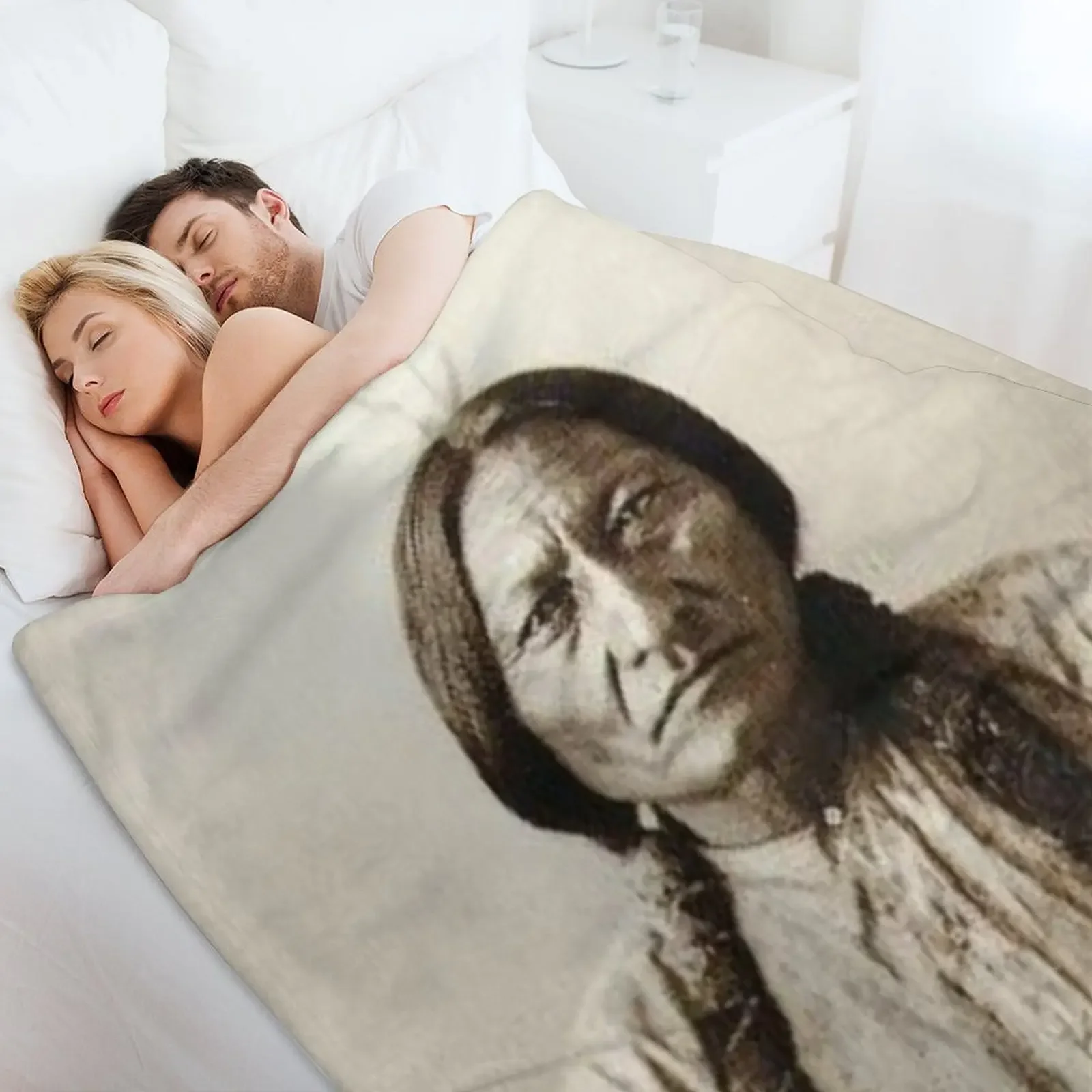 Сидящий бык - плед Hunkpapa Lakota модные одеяла для диванов ворсовые