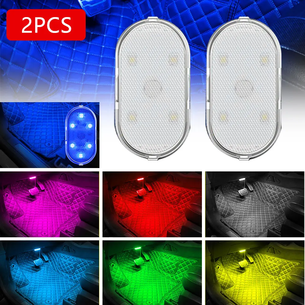 Датчик окружающей среды в автомобиле беспроводная лампа на крышу с USB-зарядкой