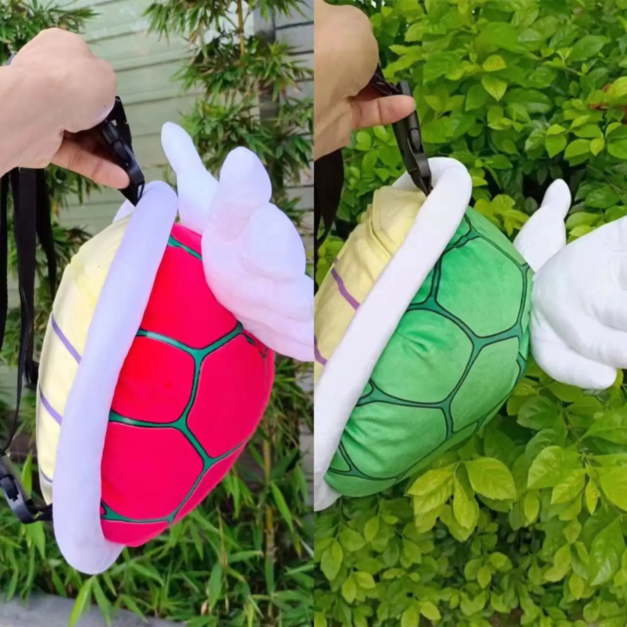 30cm 2Style Anime Super Koopa Turtle SchoolBag Turtle Shell Green Bowser Toys Backpack Kawaii Birthday Gift For Children