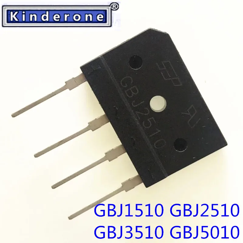

Мостовые выпрямители GBJ1510 GBJ2510 GBJ3510 GBJ5010, 5-10 шт., новинка 100%