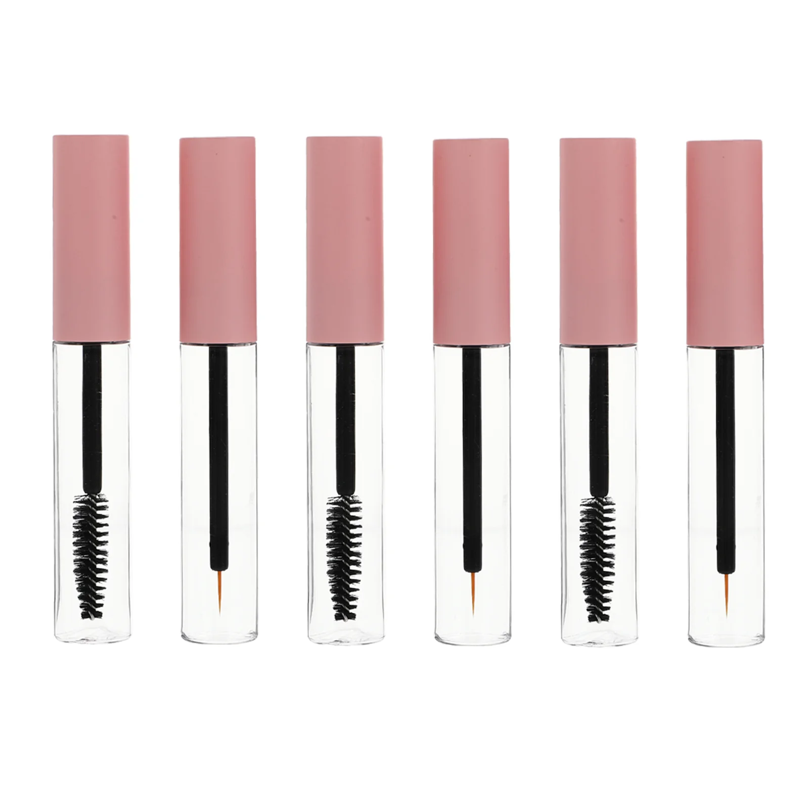 

6pcs PET Shadow Tip Liner Tubes Elegant Mascara Tube Refillable Mascara Tubes