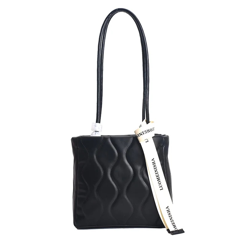 Женская сумка через плечо из мягкой искусственной кожи в полоску Винтажный