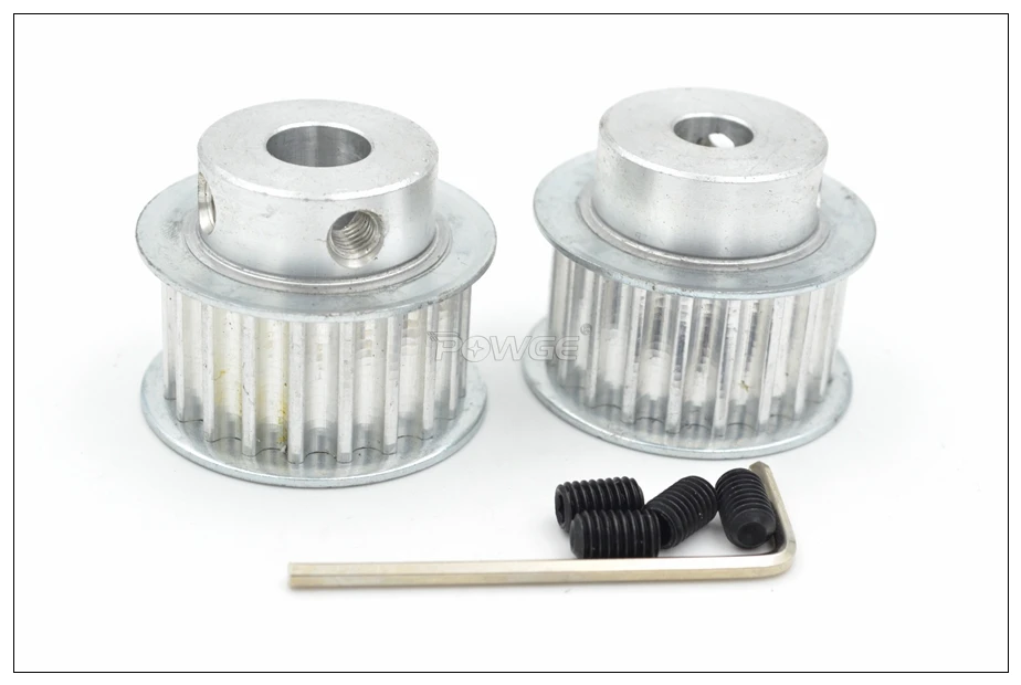 POWGE 16 зубьев 5 м синхронный шкив диаметр 5/6/6 35/8/10 мм подходит ширина 15/20 ремень ГРМ