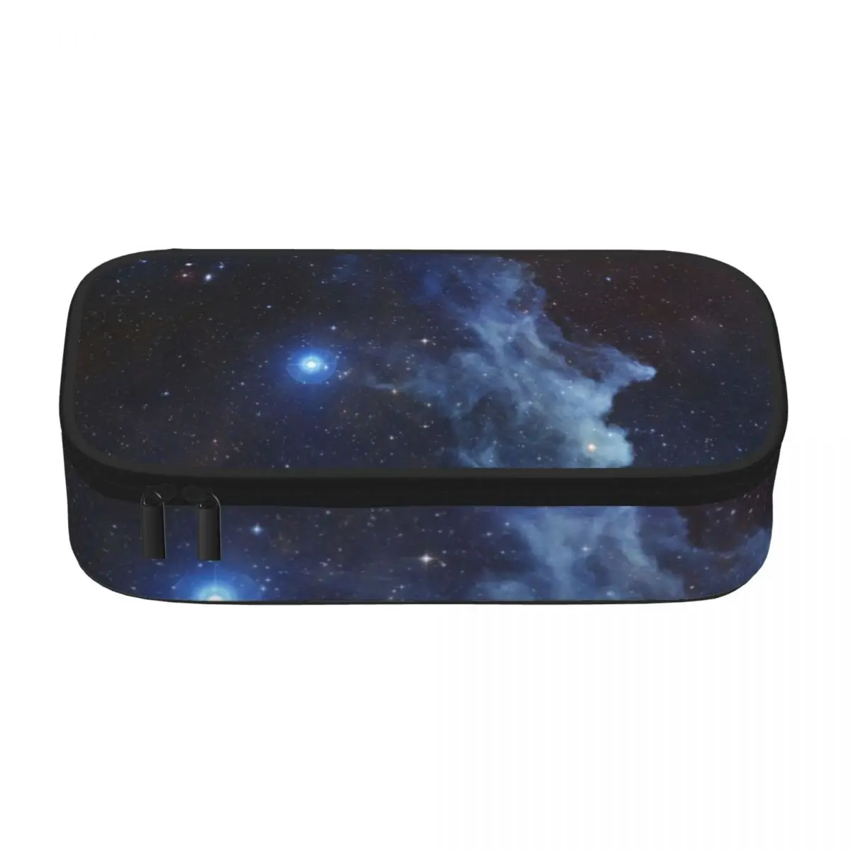 Star Cloud Pencil Case Galaxy Print College Multi Function Zipper Pencil Box For Teens Retro Pen Bags