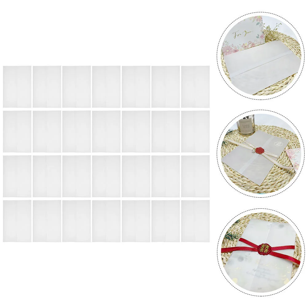 

Envelopes Envelope Invitation Wedding Translucent Clear Cards Greeting Self Adhesive Cash Thank You Announcements Jackets Photos