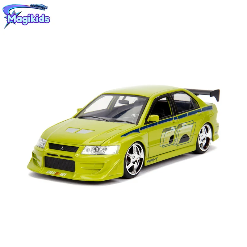 1:24	Brian’s 2002 Mitsubishi Lancer Evolution VII toys for boys Metal CN(Origin) 12+y model car Diecast Kids Gift Collection J62