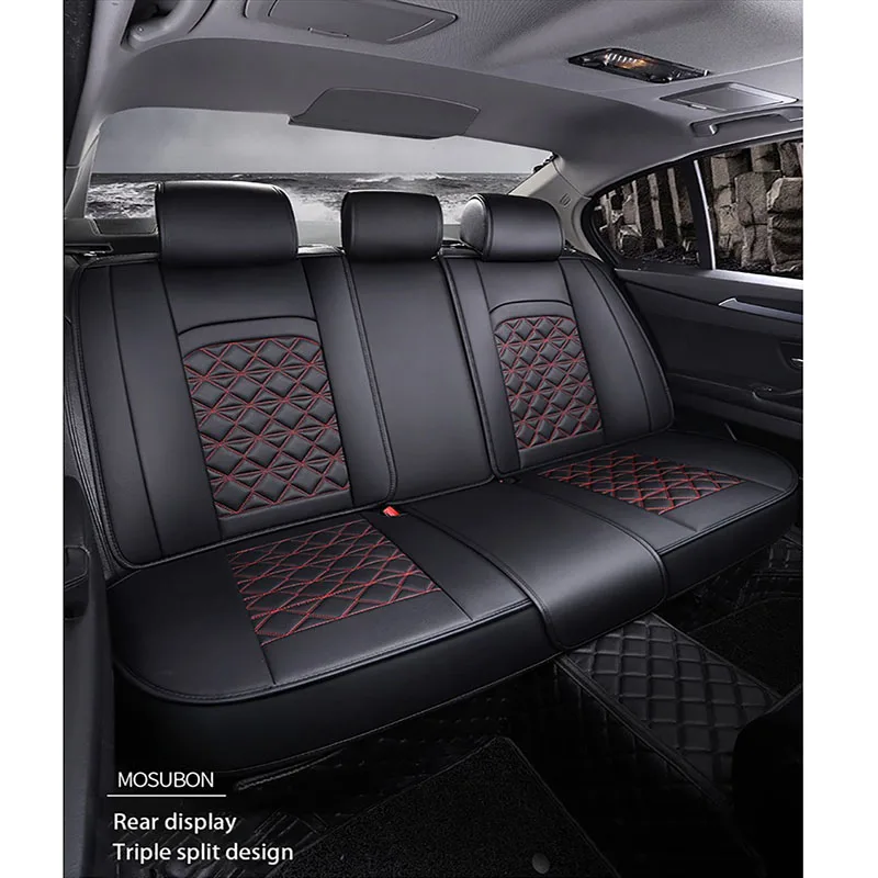 Универсальные кожаные чехлы для автомобильных сидений Volkswagen C-TREK CC ID.4 CROZZ ID.7 VIZZION