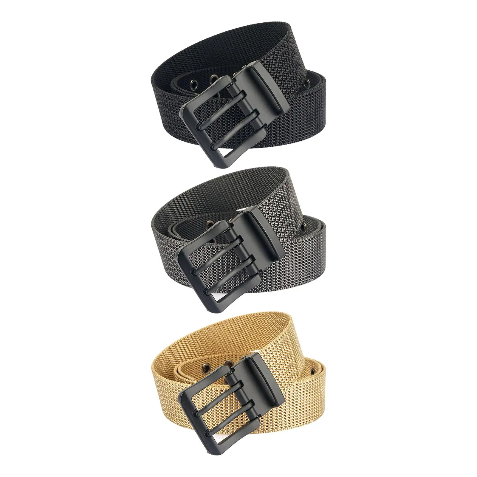 

Men Nylon Belt Waist Belt Adjustable Wear Resistant for Club Hiking Party Hunting