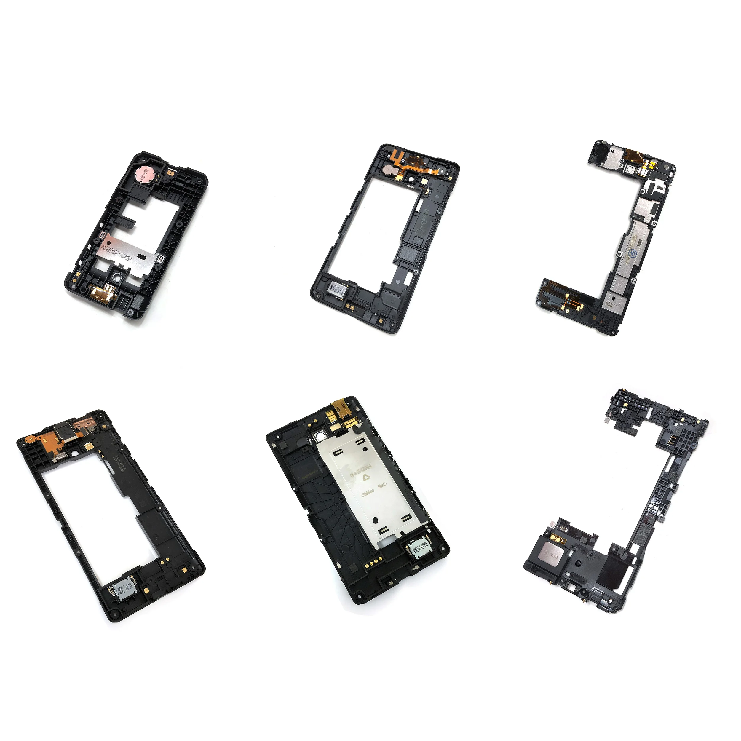 

For Nokia Lumia Case 530 625 640 650 730 820 950 Rear Back Plate Middle Frame Bezel Loud Speaker Parts Intermediate Housing