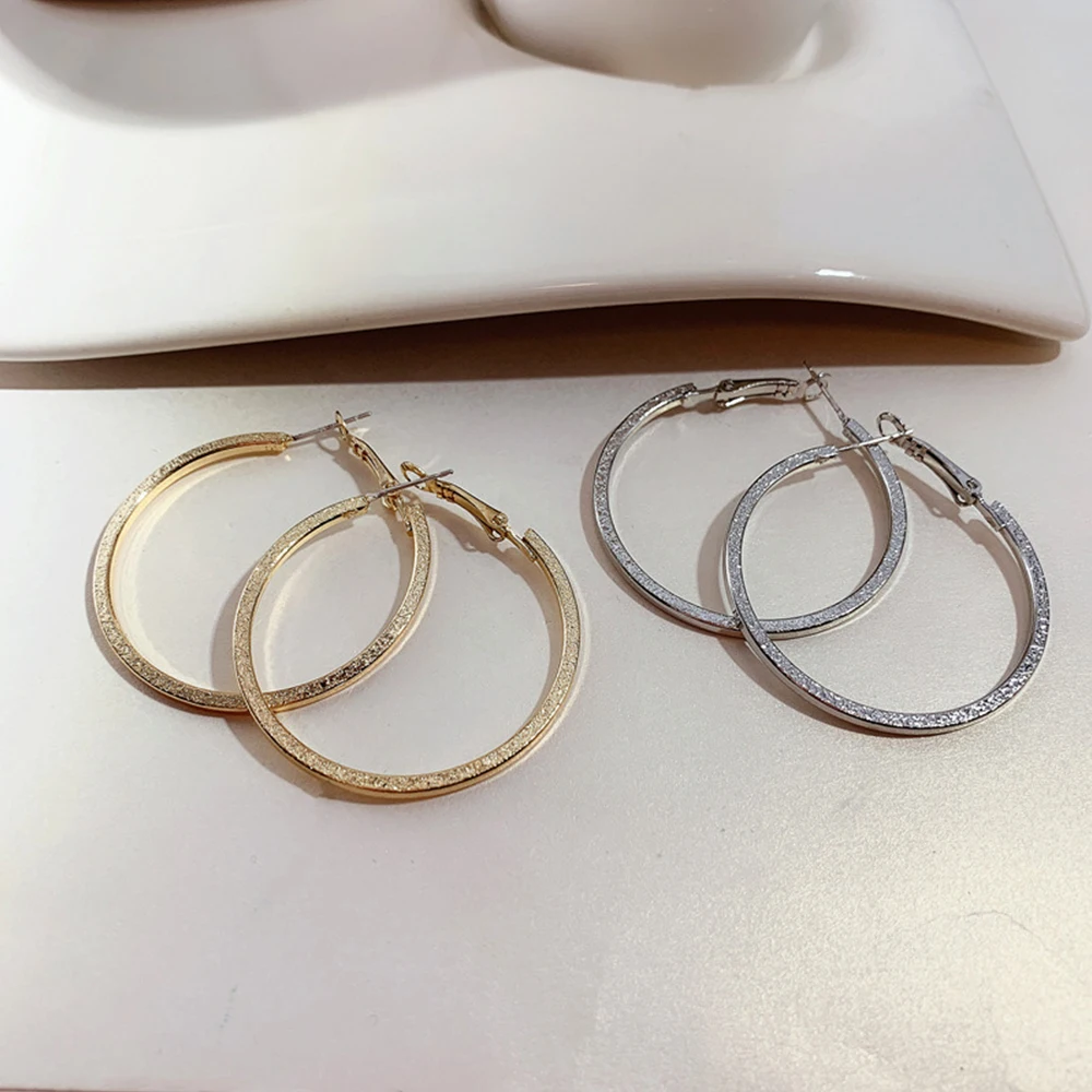 

Fashion Classic Hoop Earrings Retro High Sense Personality Trend Ear Jewelry For Parties And Family Gatherings Cерьги