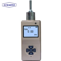 lcd display portable h2o2 gas detector analyzer with data logger