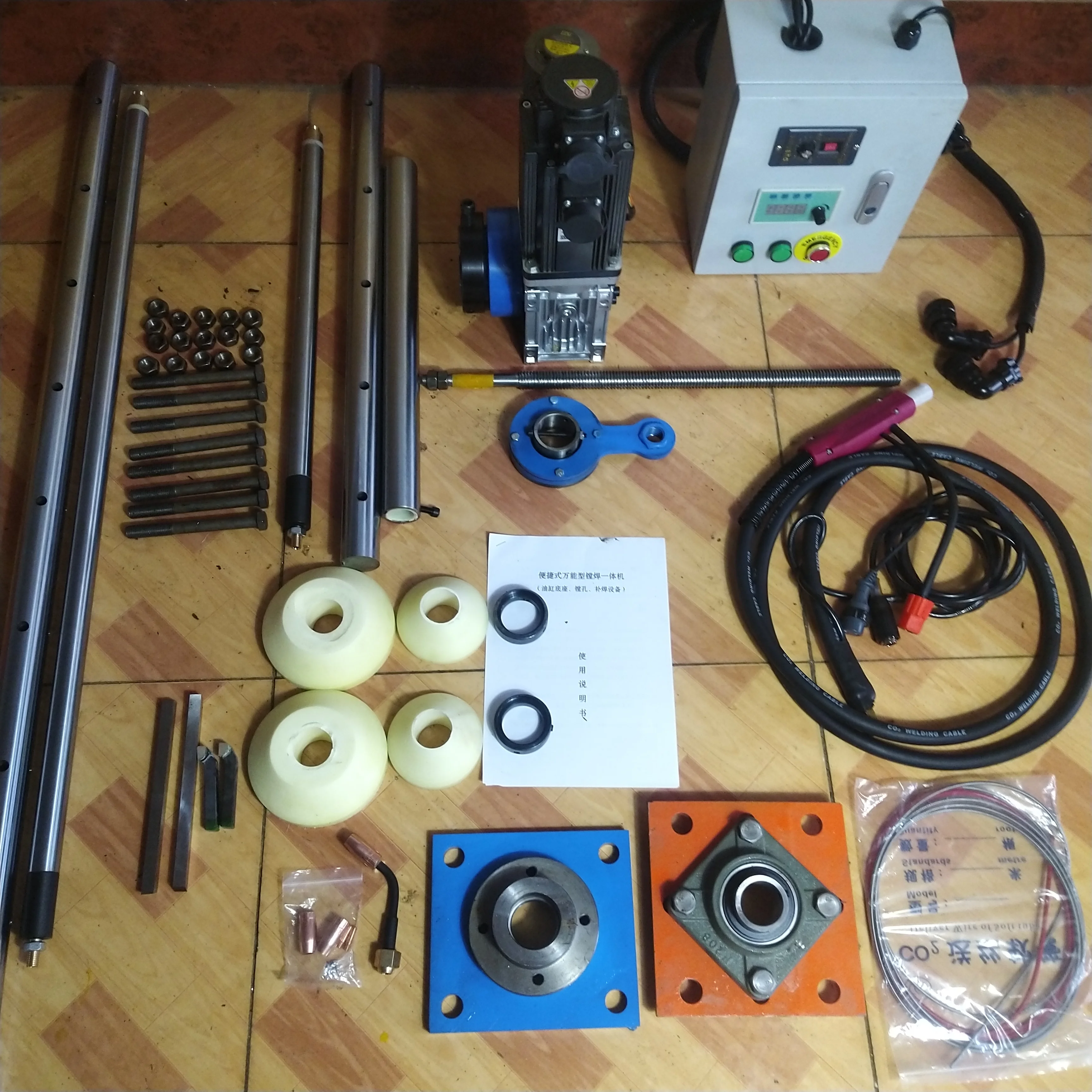 Автоматический сварочный аппарат с ЧПУ 2 в 1 портативный сверлильный станок