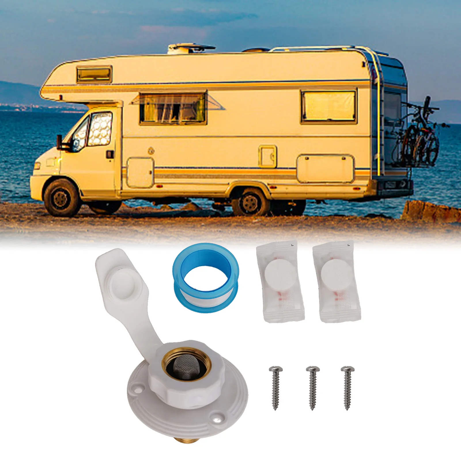 Соединитель шланга для обратного клапана RV Водяная система Антикоррозийное