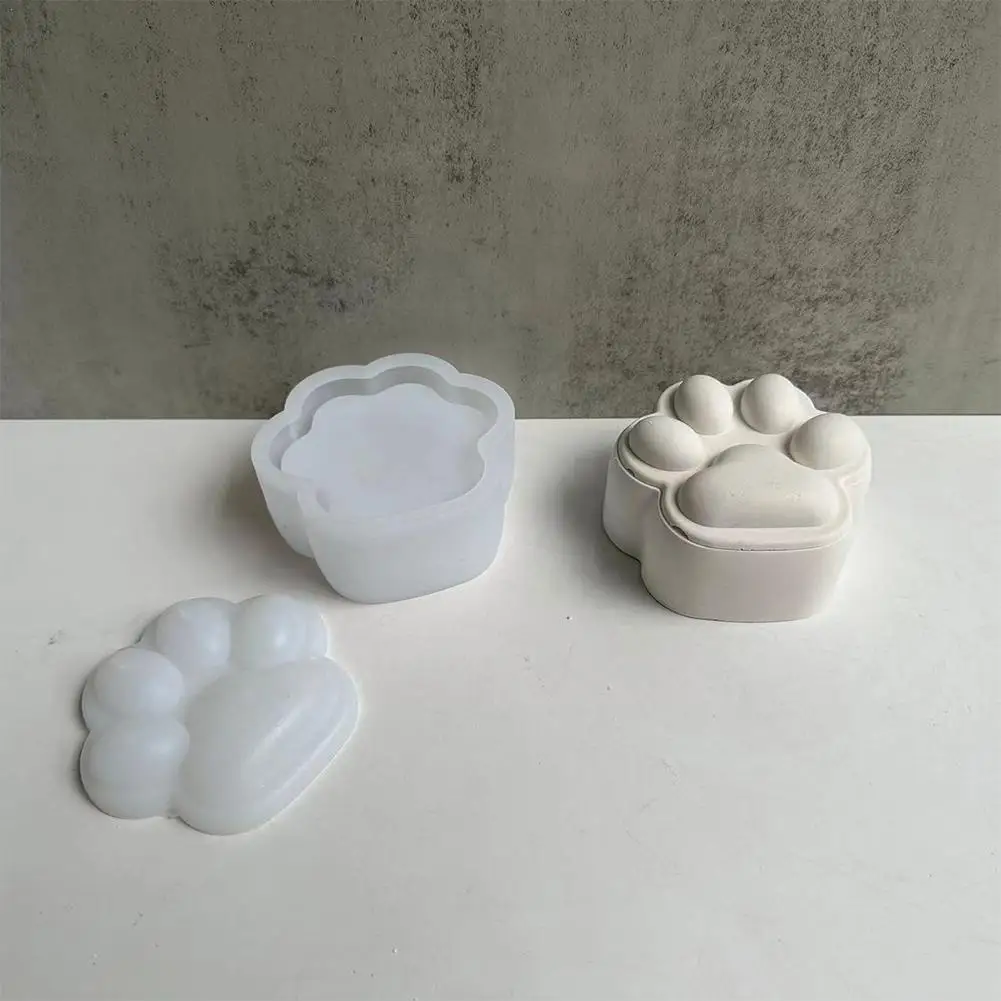 

Silicone World Diy Epoxy Mold Claw Ashtray Silicone Storage Epoxy Mold Crystal Crafts Mold Diy Resin Box Silicone C W9m3