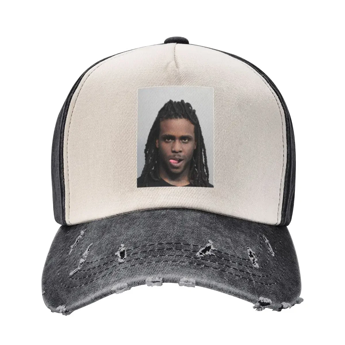 Фото «Gief Keef Mugshot» Chief Keef Aint Bout This Chief Keef Aint Bout That Love Sosa Стильная футболка с графическим принтом Chir Бейсбольная кепка №2
