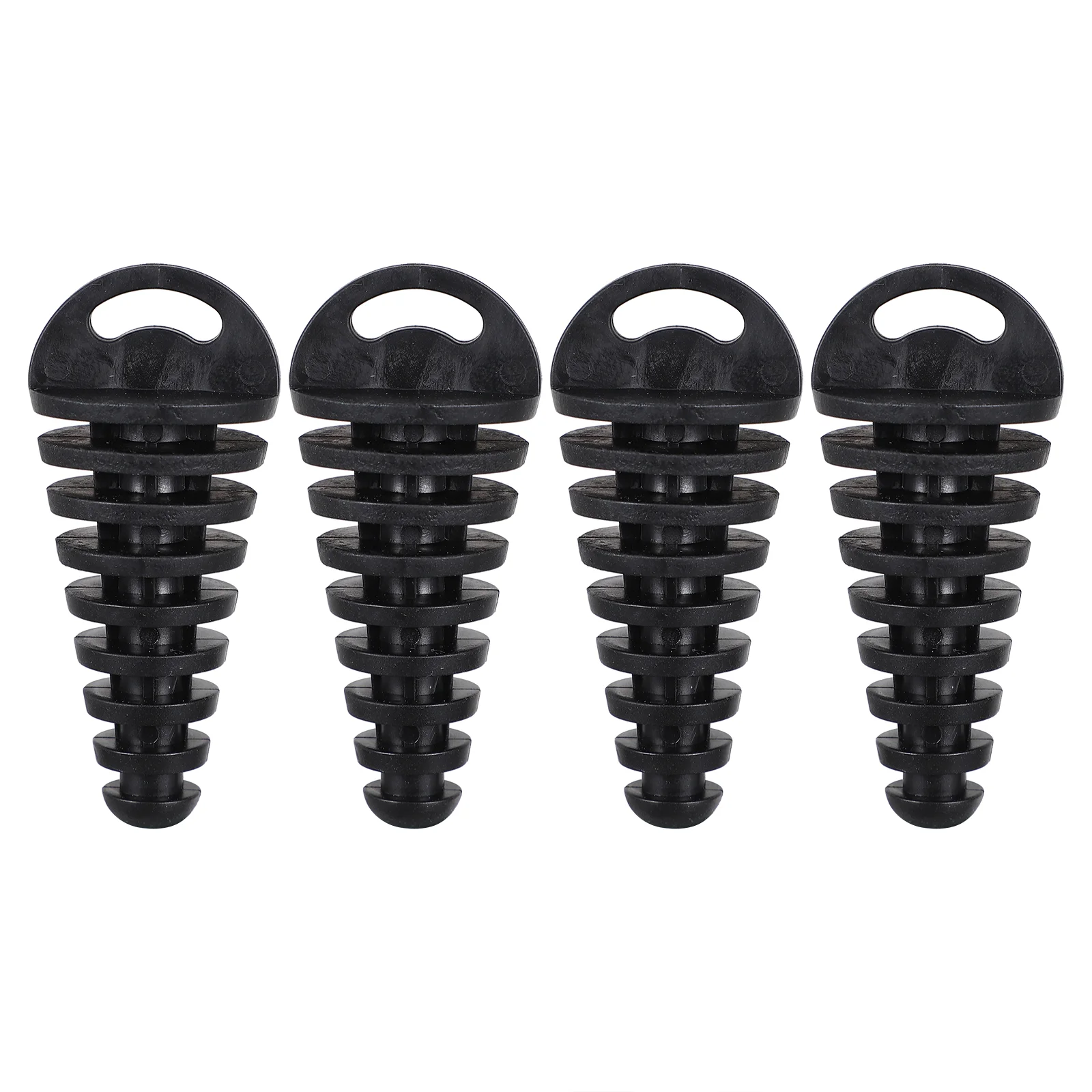 

Muffler Exhaust Wash Plug Practical Motorcycle Exhaust Silencer For Motorcycle Motorbike Black 4pcs