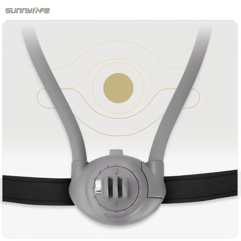 Спортивный ремешок для экшн-камеры быстросъемный устойчивый держатель на шею OSMO