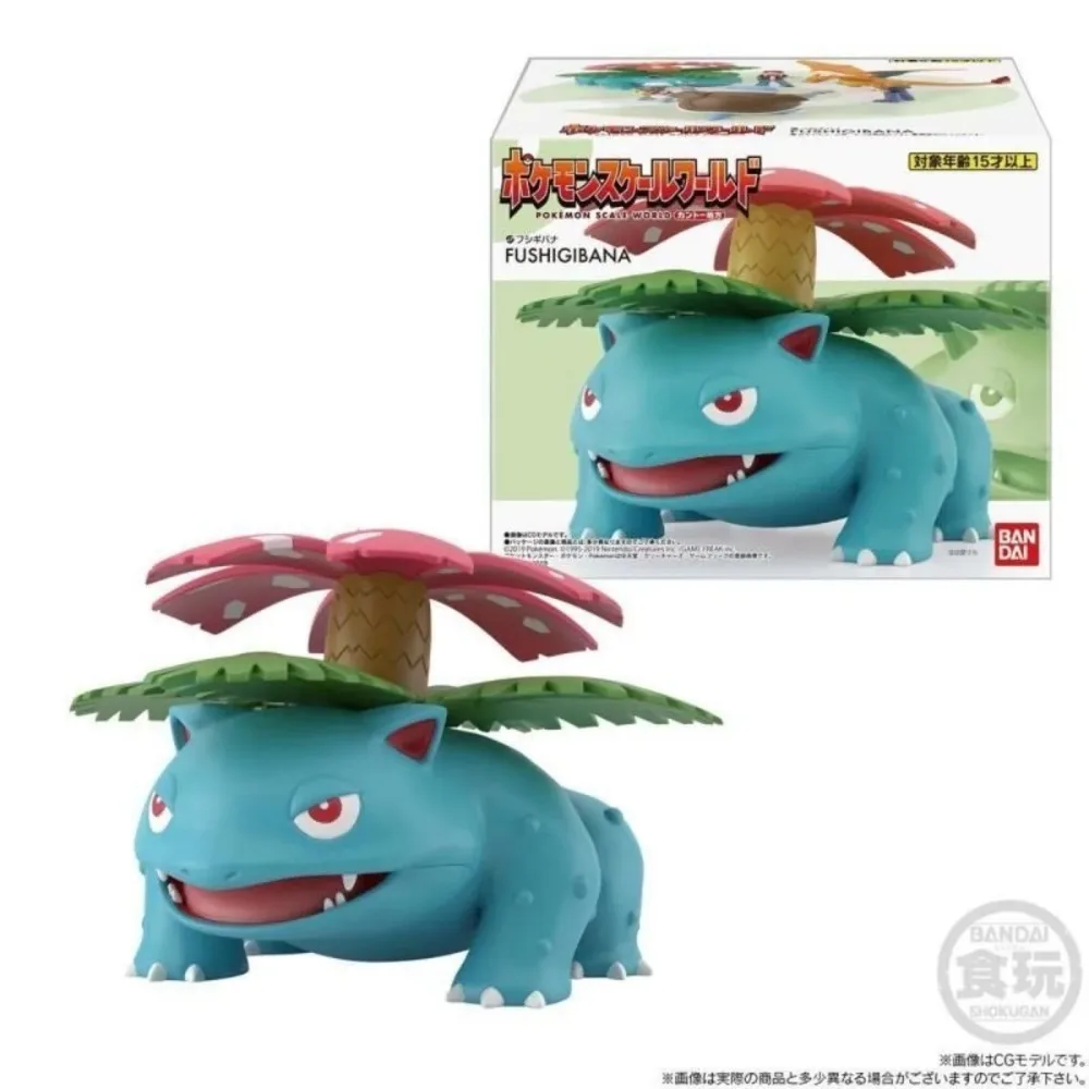 Фото Коллекционные фигурки Bandai Candy Pokemon Scale World: регион Канто, профессор Оук, Чаризард, Бластойз, Венузавр. Аниме-модели, игрушки, подарки. №5