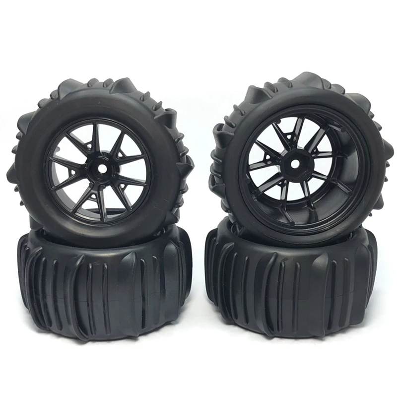 

4Pcs 84Mm Snow Sand Tire Tyre Wheel For Wltoys 144001 144010 144002 124016 124017 124018 124019 RC Car Upgrades Parts