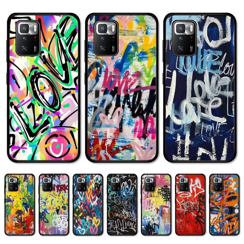 

Art Graffiti Phone Case for Redmi 5 6 7 8 9 A 5plus K20 4X S2 GO 6 K30 pro
