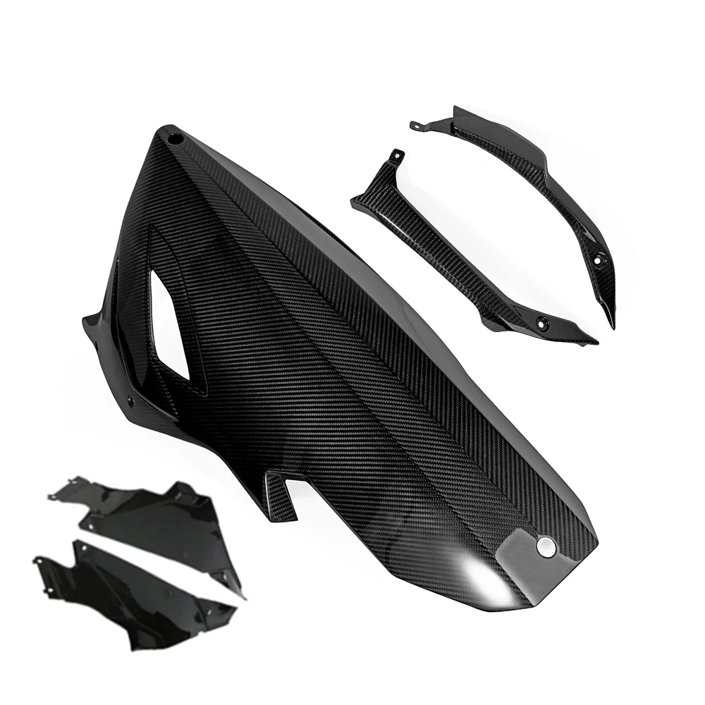 

Обтекатель для живота из настоящего углеродного волокна для мотоцикла, нижняя часть тела, 100% саржевое переплетение, глянцевый гоночный обтекатель для S1000rr S1000/RR 2019 2020 2021 2022