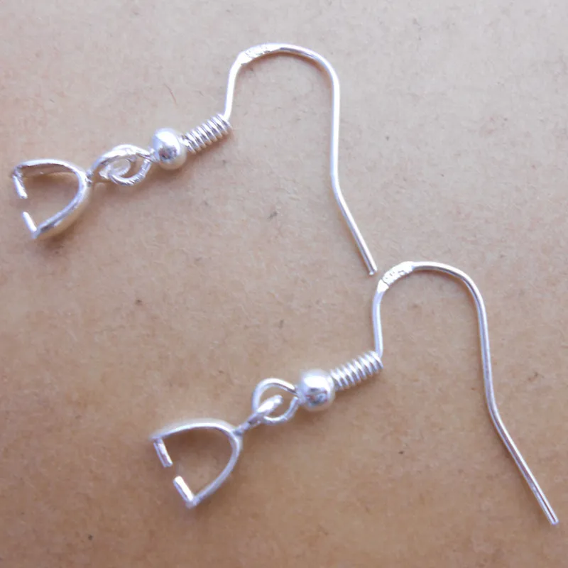 Серьги-гвоздики с зажимами серебристые/золотистые/медные зажимы для ювелирных