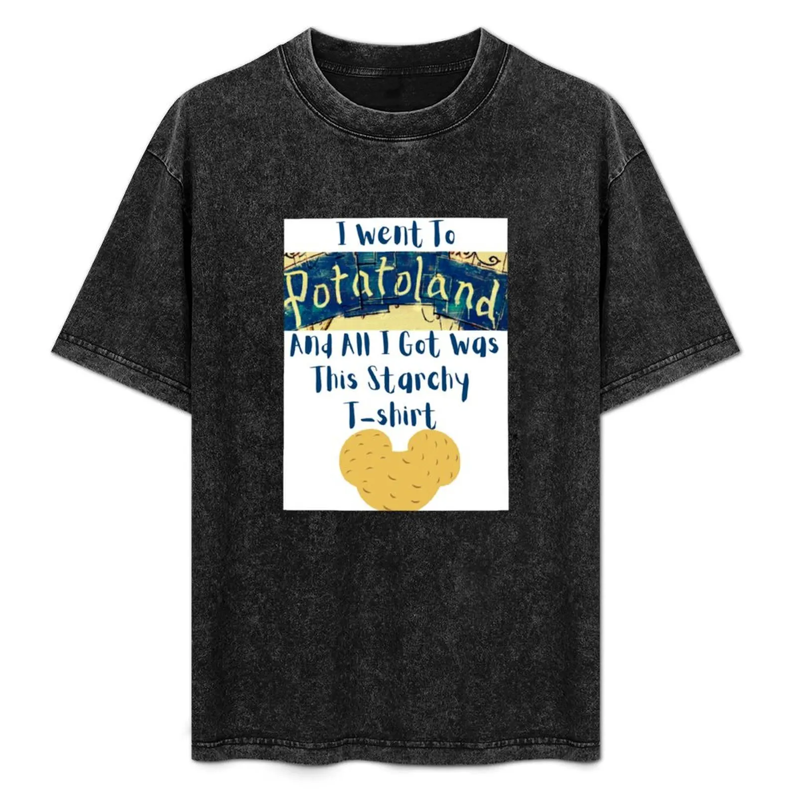 Футболка Potatoland таможенный дизайн собственные рубашки с рисунком заготовки