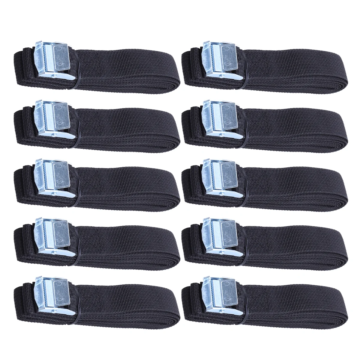

Adjustable Cam Buckle Lashing Straps for Cargo Carry on Car Motorcycle Kayak and More - Secure and Strong Belt Cinch Down System