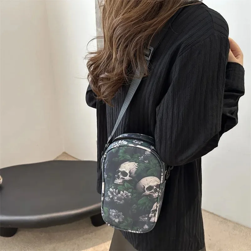 Сумка на плечо в готическом стиле для Хэллоуина модный простой мессенджер