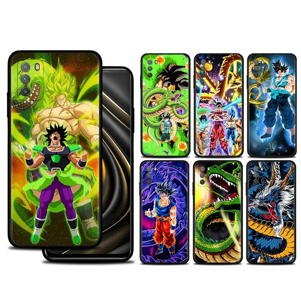 

Dragon Ball and Shenron Comic Phone Case For Xiaomi POCO X3 NFC M3 M4 Pro MI 12 11 10T lite 11T 9T 12X 10 Note 10 Lite Cover