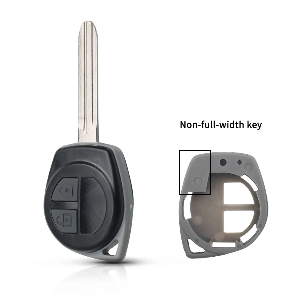 

KEYYOU 2-кнопочный сменный чехол для дистанционного ключа автомобиля для Suzuki Grand Vitara SWIFT HU133R/TOY43/SZ11R, резиновая кнопка с лезвием