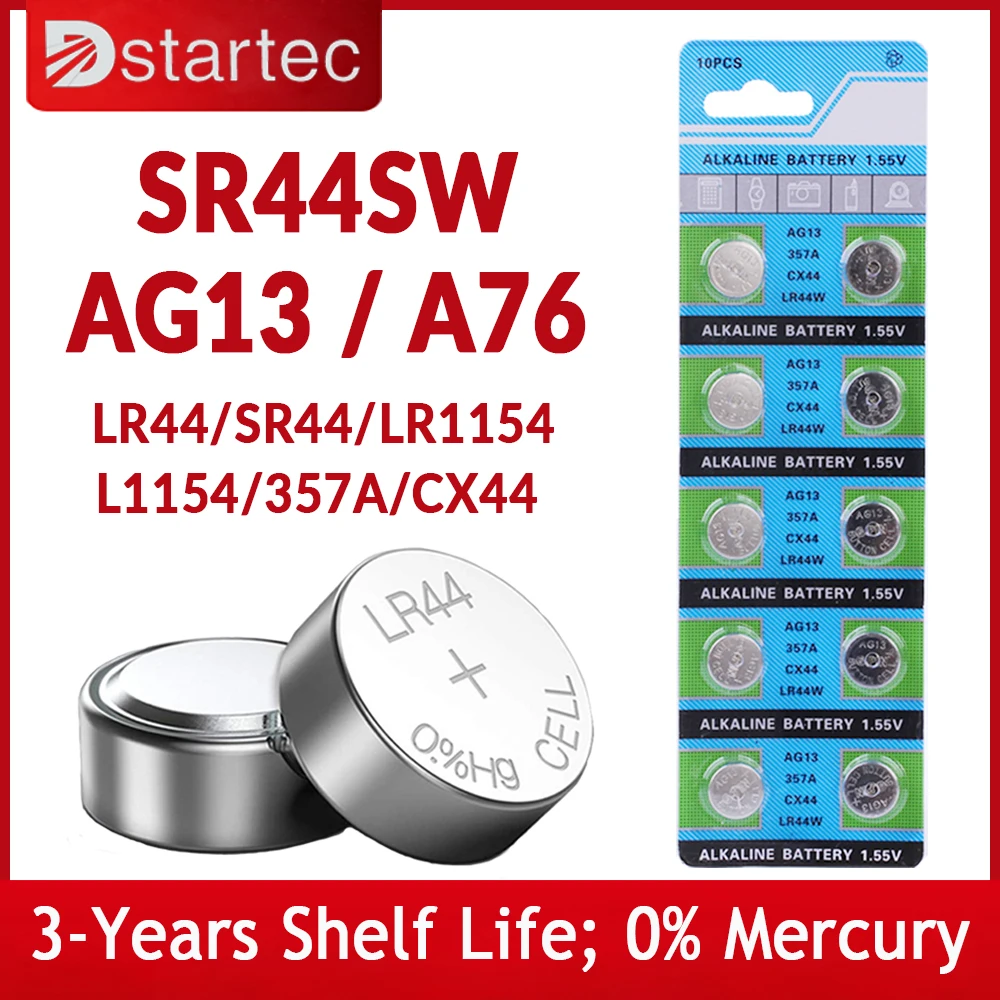 10 шт.-50 шт. 1 55 В AG12 LR43 SR43 186 386 LR1142 V12GA AG 12 кнопочных батарей SR43W SR1142 Батарея для